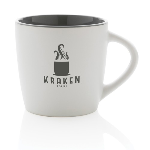 Ceramic mug with coloured inner 300ml Ceramic mug with coloured inner 300ml