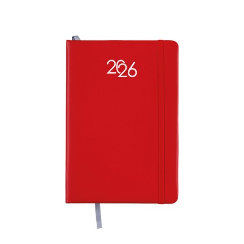 Agenda hebdomadaire 2026 avec couverture rigide en PU