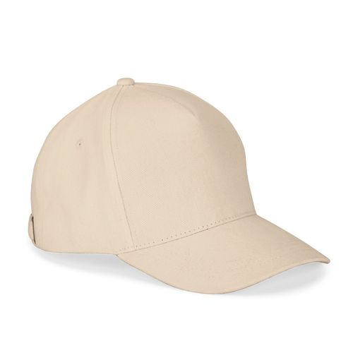 ASHTON. Gorra 100% algodón (260 g/m²) con 5 paneles