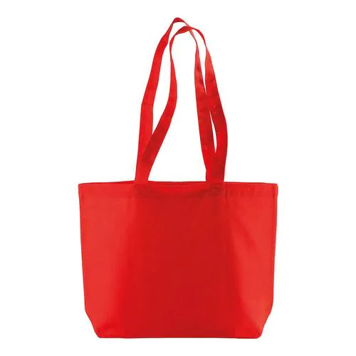 120 g/m2 cotton shopping bag, long handles and bottom gusset 120 g/m2 cotton shopping bag, long handles and bottom gusset