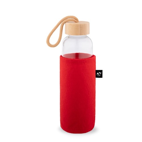 STOREY. Funda de fieltro reciclado (xxx % reciclado), ideal para botellas
