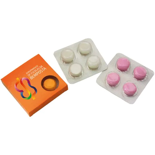 Doosje 4 Mentos in blister Doosje 4 Mentos in blister