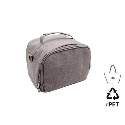 Insulated bento bag 'Nara', RPET heather grey Insulated bento bag 'Nara', RPET heather grey