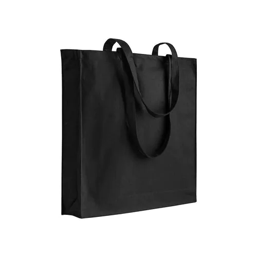 280 g/m2 canvas shopping bag, long handles and gusset 280 g/m2 canvas shopping bag, long handles and gusset