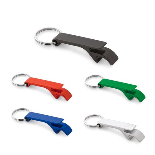 RE-BAITT. Sleutelhanger met capsuleopener van gerecycled aluminium (100% rAL) RE-BAITT. Sleutelhanger met capsuleopener van gerecycled aluminium (100% rAL)
