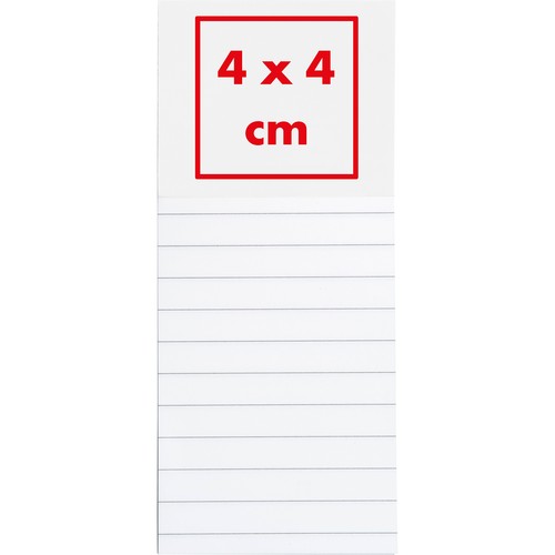 Fridge magnet with sticky notes