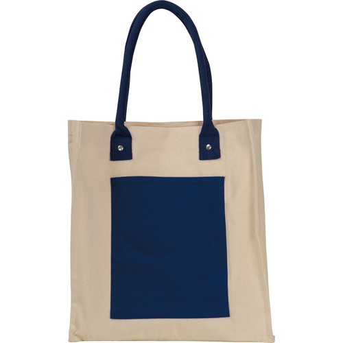 Canvas shopper with long handles Canvas shopper with long handles