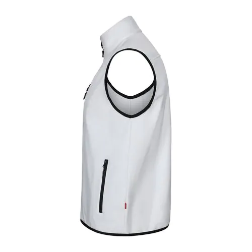 VL VARUNA. Soft shell vest (280g/m²), with polar lining, in polyester (94%) and elastane (6%)