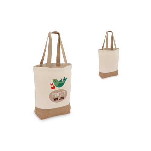 Katoen-Jute Tote OEKO-TEX® 41 x 13 x 41cm 320g/m²