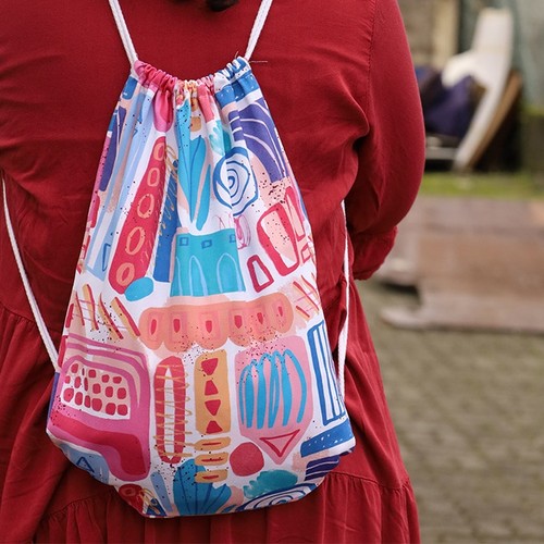CUSTOMIZABLE COTTON BAG BACKPACK CUSTOMIZABLE COTTON BAG BACKPACK