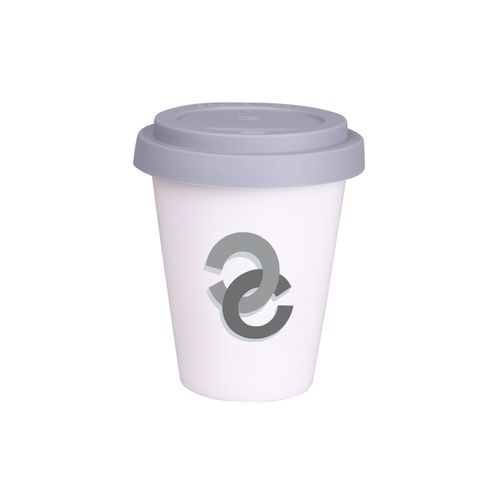 Beker Freedom Small Classic 200ml wit/grijs Beker Freedom Small Classic 200ml wit/grijs