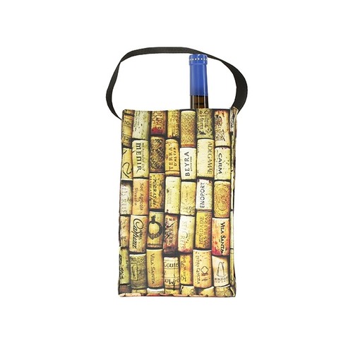 SAC EN RPET PERSONNALISABLE POUR 4 BOUTEILLES