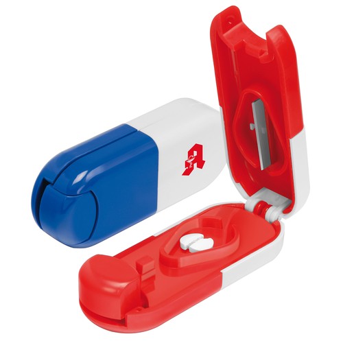 Pill box shaped as a pill Pill box shaped as a pill