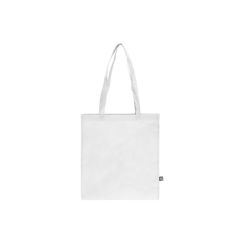 R-PET Torba transportowa z długimi uchwytami z włókniny 38 x 42 cm 75 g/m²
