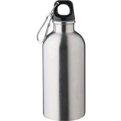 Gourde simple paroi de 400 ml en acier inoxydable recyclé Sable Gourde simple paroi de 400 ml en acier inoxydable recyclé Sable