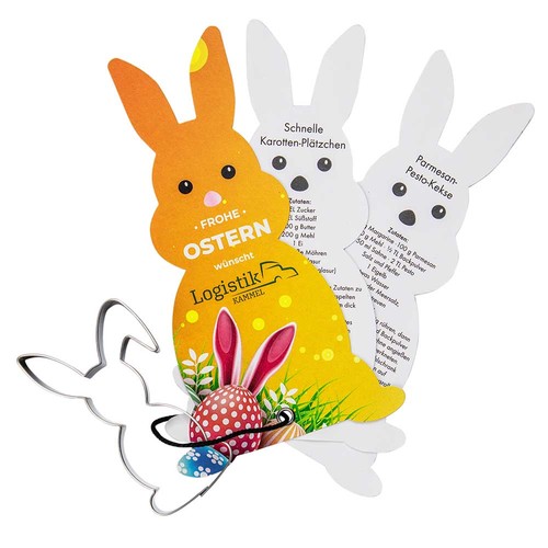 Baking-shape with recipe book Easter-bunny