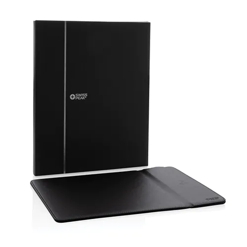 Swiss Peak RCS recycled PU 10W wireless charging mousepad Swiss Peak RCS recycled PU 10W wireless charging mousepad