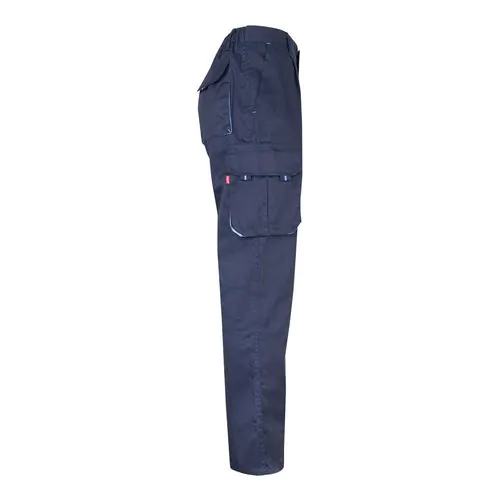 VL FIDES. Two-tone, multi-pocket stretch trousers (240g/m²), in cotton (46%), EME (38%) and polyester (16%) VL FIDES. Two-tone, multi-pocket stretch trousers (240g/m²), in cotton (46%), EME (38%) and polyester (16%)