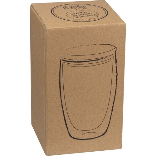 Dubbelwandig glas met inhoud 500 ml