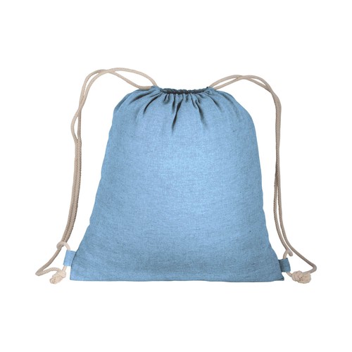 150g/m2 recycled cotton drawstring backpack