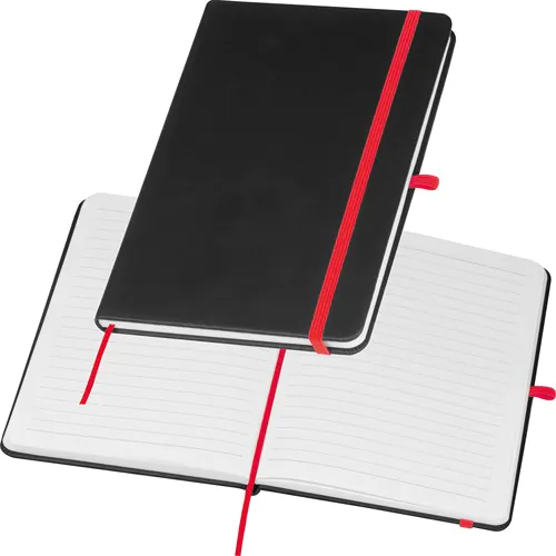 A5 notebook with coloured engraving