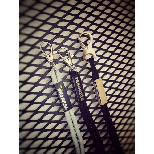 Soft Metal Bridge Short Woven PRESTIGE LANYARDS Soft Metal Bridge Short Woven PRESTIGE LANYARDS
