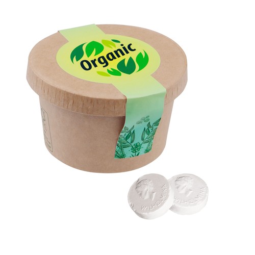 Cardboard cup with candy