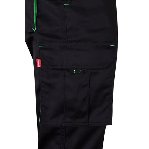 VL FIDES. Two-tone, multi-pocket stretch trousers (240g/m²), in cotton (46%), EME (38%) and polyester (16%) VL FIDES. Two-tone, multi-pocket stretch trousers (240g/m²), in cotton (46%), EME (38%) and polyester (16%)