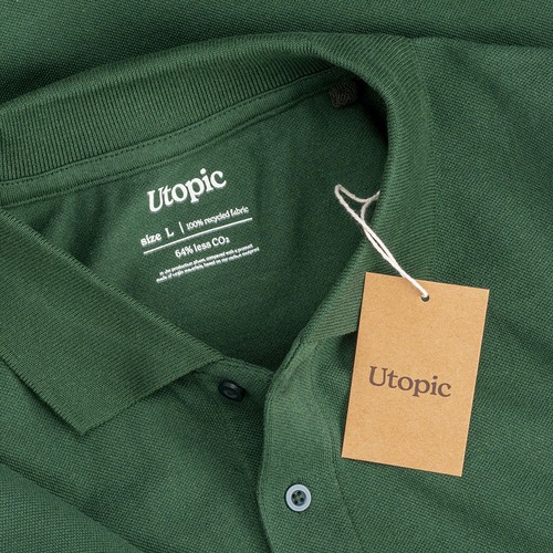 100% recycled fabric polo