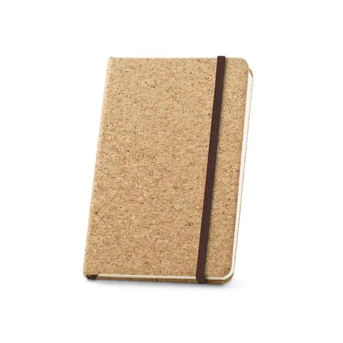HAWKINS. Pocket cork notebook with plain pages, in FSC™ certified material and other controlled materials HAWKINS. Pocket cork notebook with plain pages, in FSC™ certified material and other controlled materials
