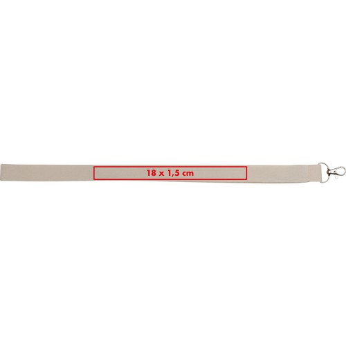 Cotton lanyard