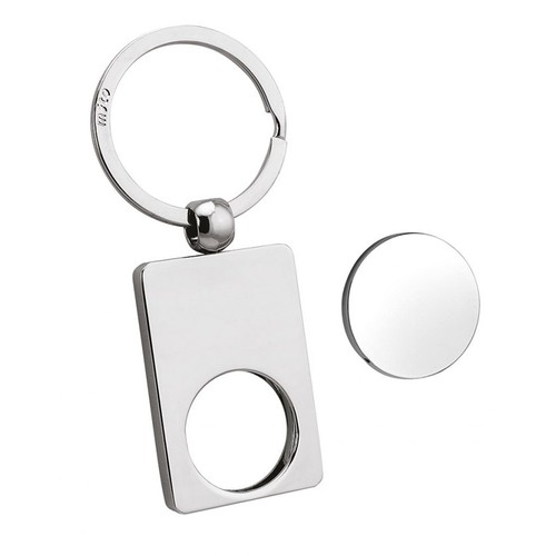 RECTANGLE KEY RING TOKEN TROLLEY