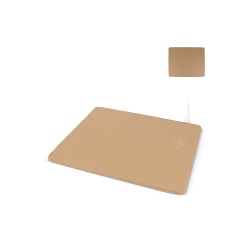 Mousepad with wireless charger recycled paper
