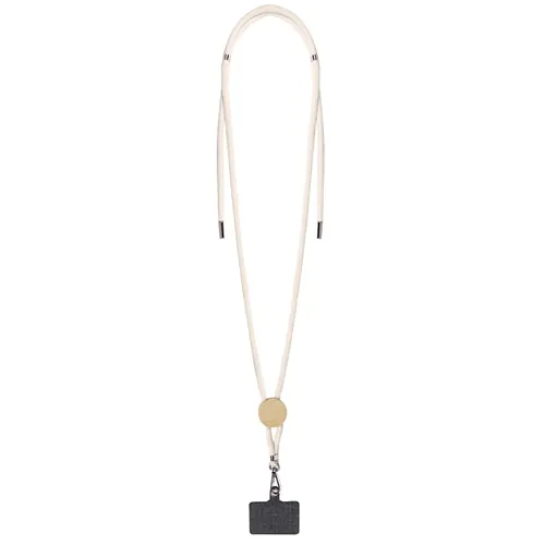 PORTE-BADGE AVEC SUPPORT TÉLÉPHONE, EN COTON, BAMBOU ET POLYESTER