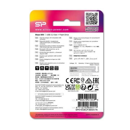 Pendrive Silicon Power Blaze B50 3.0 8GB