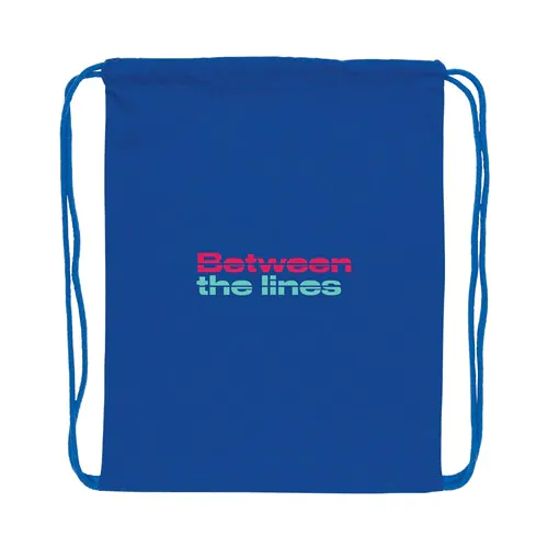 Impact AWARE™ recycled cotton drawstring backpack 145g Impact AWARE™ recycled cotton drawstring backpack 145g