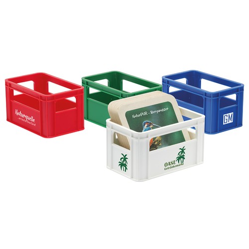 Porta notas "caja bebida retornable"