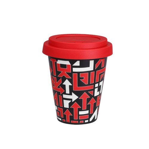 Mug Freedom Small Classic 200ml satin black/red