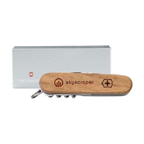 Victorinox Huntsman Wood couteau de poche en boîte cadeau Victorinox Huntsman Wood couteau de poche en boîte cadeau
