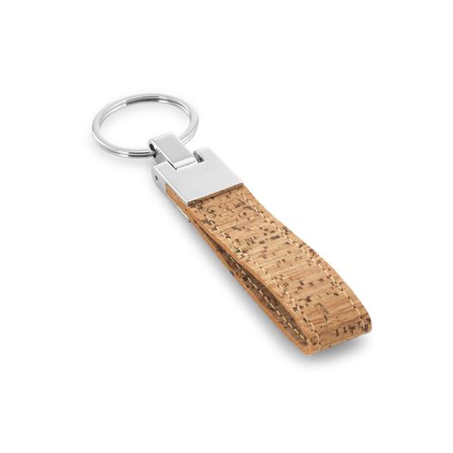 CORKS. Llavero de corcho y metal CORKS. Llavero de corcho y metal