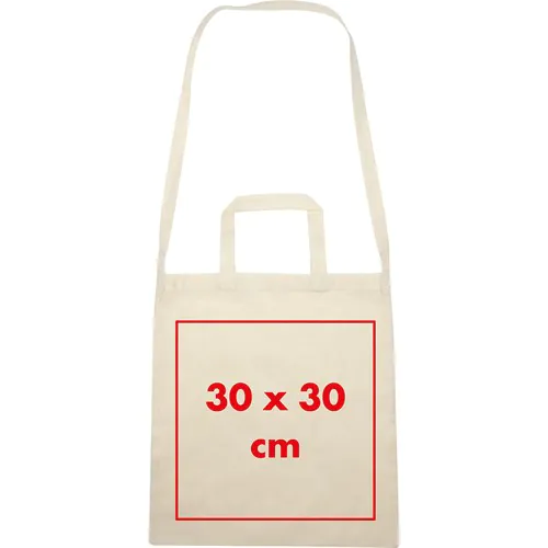 Borsa in cotone con tre manici Borsa in cotone con tre manici
