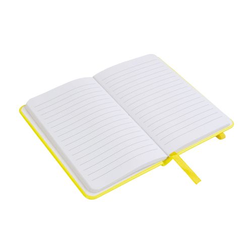 Cahier avec fermeture élastique couleur fluo Cahier avec fermeture élastique couleur fluo