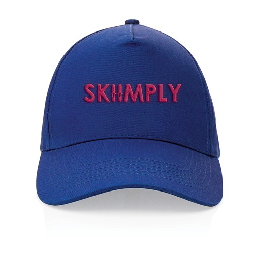 Casquette 5 panneaux en coton recyclé 190gr IMPACT