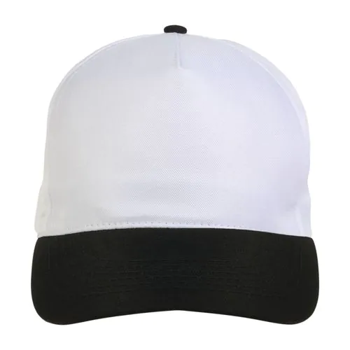 Polyester 5-panel cap with adjustable velcro strap (for kids) Polyester 5-panel cap with adjustable velcro strap (for kids)