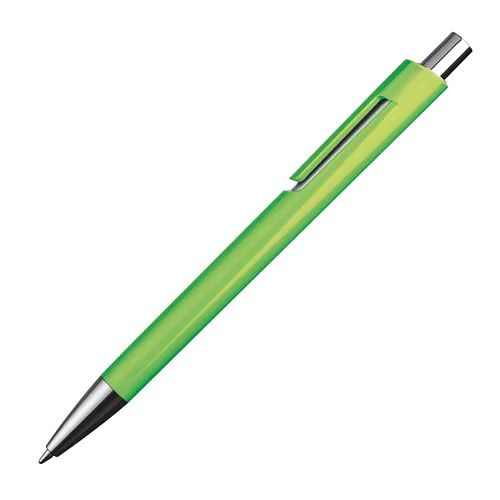 Stylo bille avec applications argentées