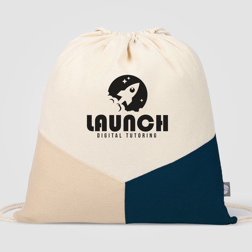 Triad - Multicolour Recycled Cotton Blend Drawstring Bag Triad - Multicolour Recycled Cotton Blend Drawstring Bag