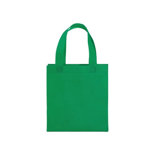 80 g/m2 non-woven fabric mini shopping bag with gusset and short handles 80 g/m2 non-woven fabric mini shopping bag with gusset and short handles