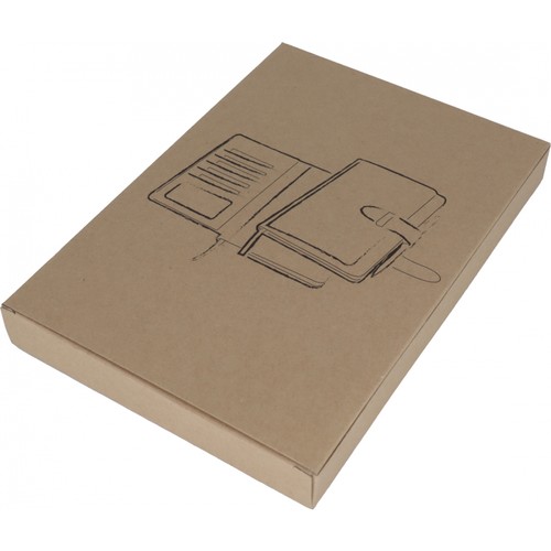 Notebook with business card compartments Notebook with business card compartments