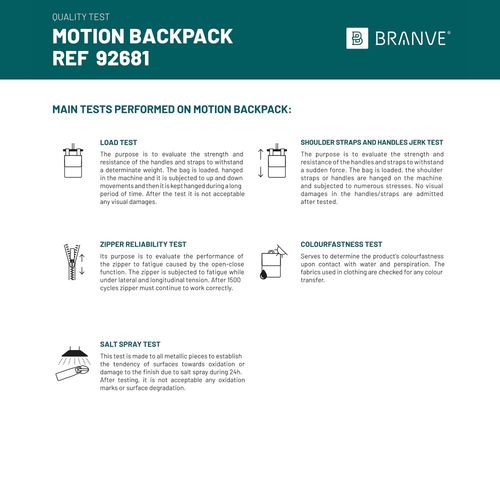 MOTION BACKPACK. 600D and polypropylene backpack MOTION BACKPACK. 600D and polypropylene backpack