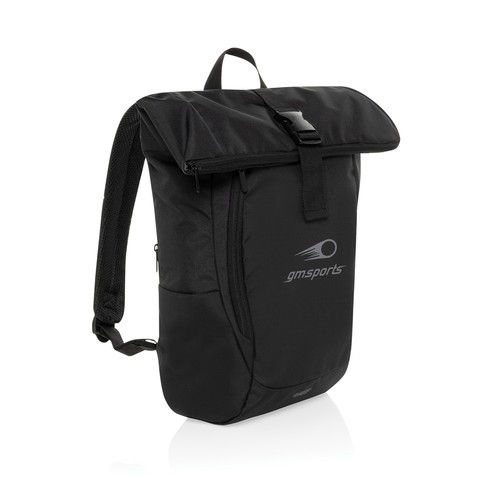 Swiss Peak Aware™ RPET Leonard 15.6 inch laptop backpack Swiss Peak Aware™ RPET Leonard 15.6 inch laptop backpack